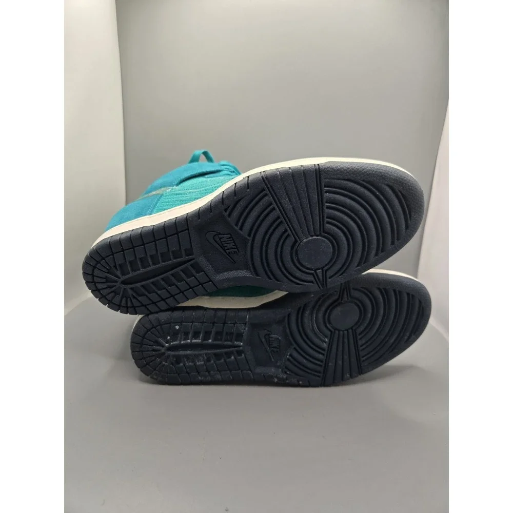 Nike Dunk Sky Hi Women's Size 8 Teal Blue Sneakers Style 644877-300